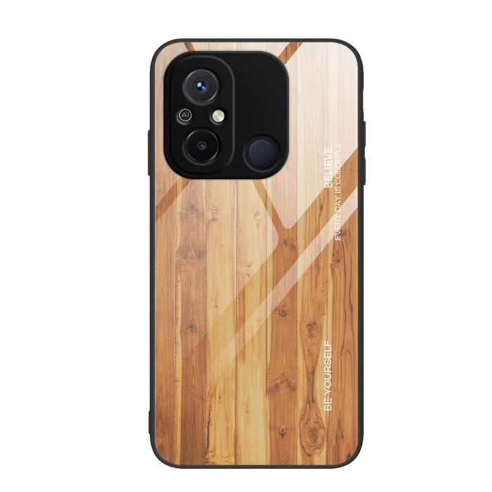 Caja de teléfono de vidrio de grano de madera, For Xiaomi Redmi 12C, For Xiaomi Redmi K60/K60 Pro, For Xiaomi Redmi K60E, For Samsung Galaxy A04e, For Samsung Galaxy A14 5G, For Samsung Galaxy A34 5G, For Samsung Galaxy A54 5G