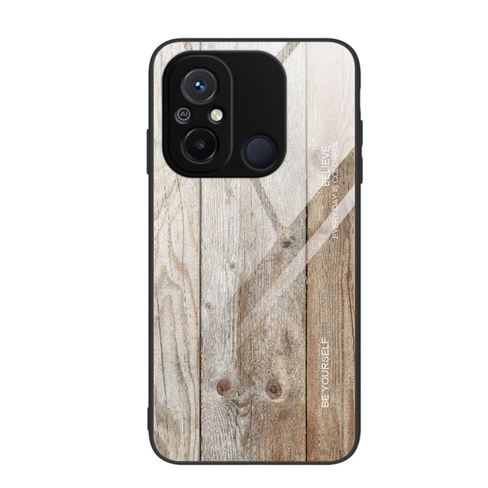 Caja de teléfono de vidrio de grano de madera, For Xiaomi Redmi 12C, For Xiaomi Redmi K60/K60 Pro, For Xiaomi Redmi K60E, For Samsung Galaxy A04e, For Samsung Galaxy A14 5G, For Samsung Galaxy A34 5G, For Samsung Galaxy A54 5G