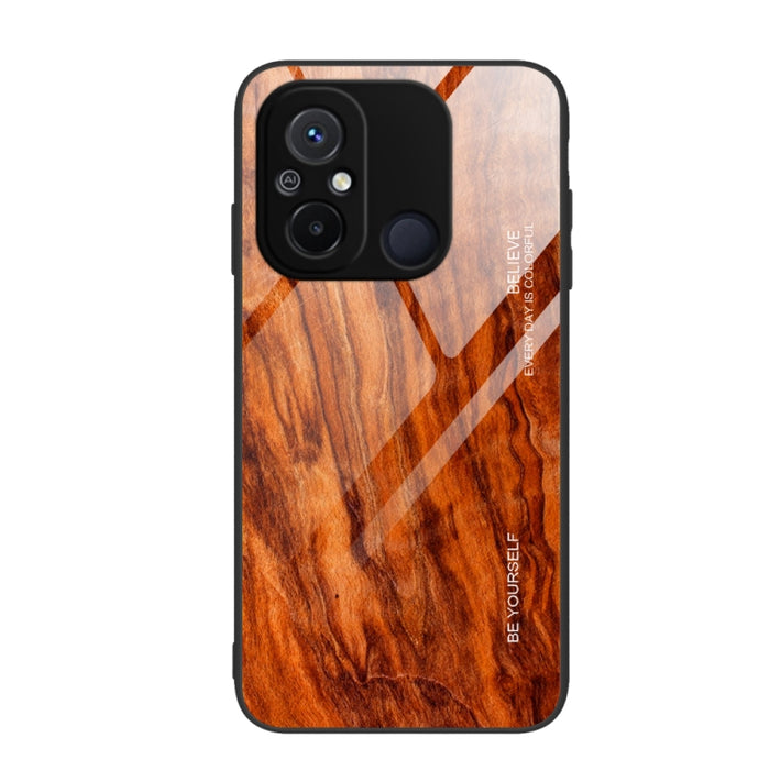 Caja de teléfono de vidrio de grano de madera, For Xiaomi Redmi 12C, For Xiaomi Redmi K60/K60 Pro, For Xiaomi Redmi K60E, For Samsung Galaxy A04e, For Samsung Galaxy A14 5G, For Samsung Galaxy A34 5G, For Samsung Galaxy A54 5G