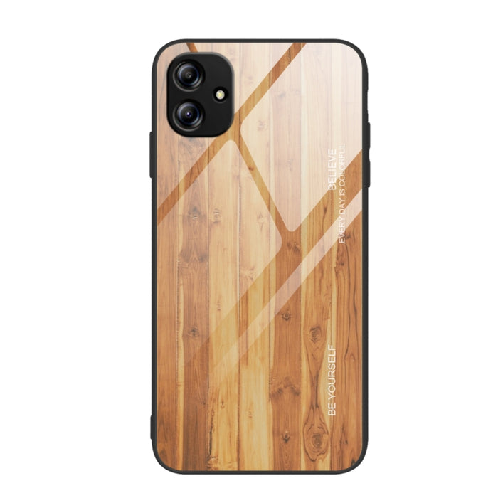 Caja de teléfono de vidrio de grano de madera, For Xiaomi Redmi 12C, For Xiaomi Redmi K60/K60 Pro, For Xiaomi Redmi K60E, For Samsung Galaxy A04e, For Samsung Galaxy A14 5G, For Samsung Galaxy A34 5G, For Samsung Galaxy A54 5G