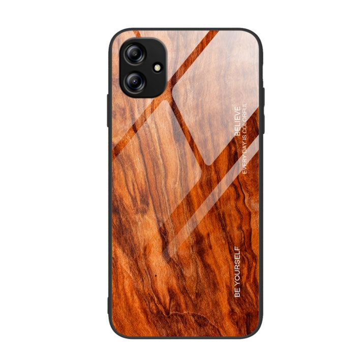 Caja de teléfono de vidrio de grano de madera, For Xiaomi Redmi 12C, For Xiaomi Redmi K60/K60 Pro, For Xiaomi Redmi K60E, For Samsung Galaxy A04e, For Samsung Galaxy A14 5G, For Samsung Galaxy A34 5G, For Samsung Galaxy A54 5G