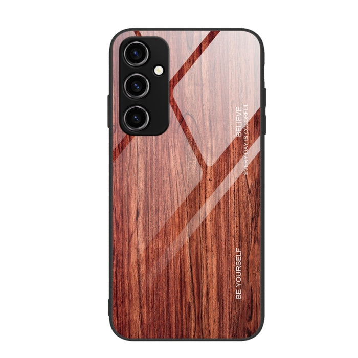 Caja de teléfono de vidrio de grano de madera, For Xiaomi Redmi 12C, For Xiaomi Redmi K60/K60 Pro, For Xiaomi Redmi K60E, For Samsung Galaxy A04e, For Samsung Galaxy A14 5G, For Samsung Galaxy A34 5G, For Samsung Galaxy A54 5G