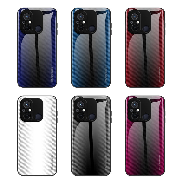 Caja del teléfono de TPU de vidrio degradado de textura, For Xiaomi Redmi 12C, For Xiaomi Redmi K60/K60 Pro, For Xiaomi Redmi K60E, For Samsung Galaxy A04e, For Samsung Galaxy A14 5G, For Samsung Galaxy A34 5G, For Samsung Galaxy A54 5G