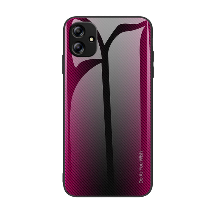 Caja del teléfono de TPU de vidrio degradado de textura, For Xiaomi Redmi 12C, For Xiaomi Redmi K60/K60 Pro, For Xiaomi Redmi K60E, For Samsung Galaxy A04e, For Samsung Galaxy A14 5G, For Samsung Galaxy A34 5G, For Samsung Galaxy A54 5G