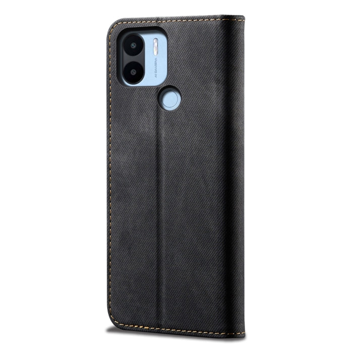 Estuche para teléfono de cuero con textura de mezclilla, For Xiaomi Poco C50, For Xiaomi Poco X5 Pro 5G / Redmi Note 12 Pro Speed