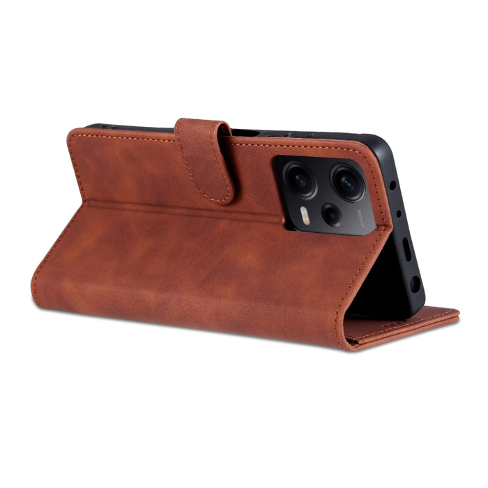 AZNS Skin Feel Calf Texture Flip Funda de cuero para teléfono, For Xiaomi Redmi Note 12 5G Global, For Xiaomi Redmi Note 12 Pro 5G Global, For Xiaomi Redmi Note 12 Pro+ 5G Global
