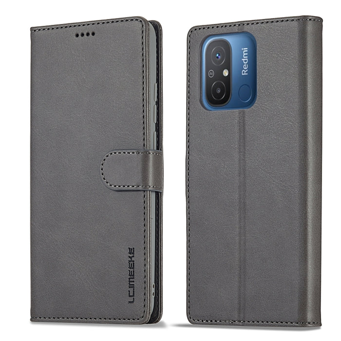 LC.IMEEKE Estuche de cuero con tapa horizontal con textura de becerro, For Xiaomi Redmi 12C/11A Global, For Xiaomi Redmi Note 12 5G/Poco X5, For Xiaomi Redmi Note 12 Pro 5G/Poco X5 Pro, For Xiaomi Redmi Note 12 Pro+