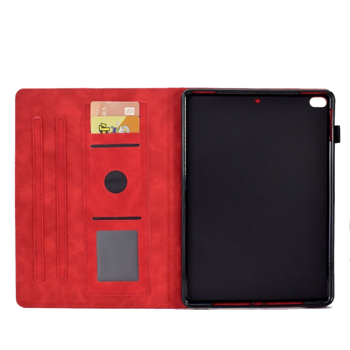 Para iPad mini 5/4/3/2/1 Funda para tableta inteligente de cuero con relieve de rombos