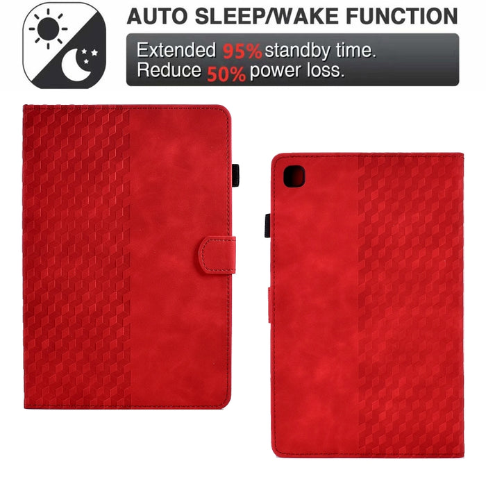 Para iPad 10.2 2019/2020 / Air 10.5 2019 Funda para tableta inteligente de cuero con relieve de rombos