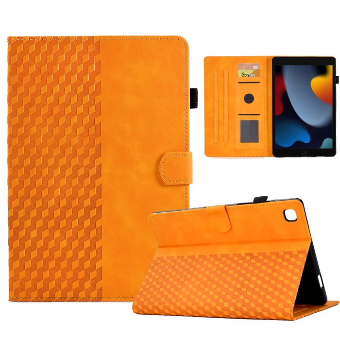 Para iPad 10.2 2019/2020 / Air 10.5 2019 Funda para tableta inteligente de cuero con relieve de rombos