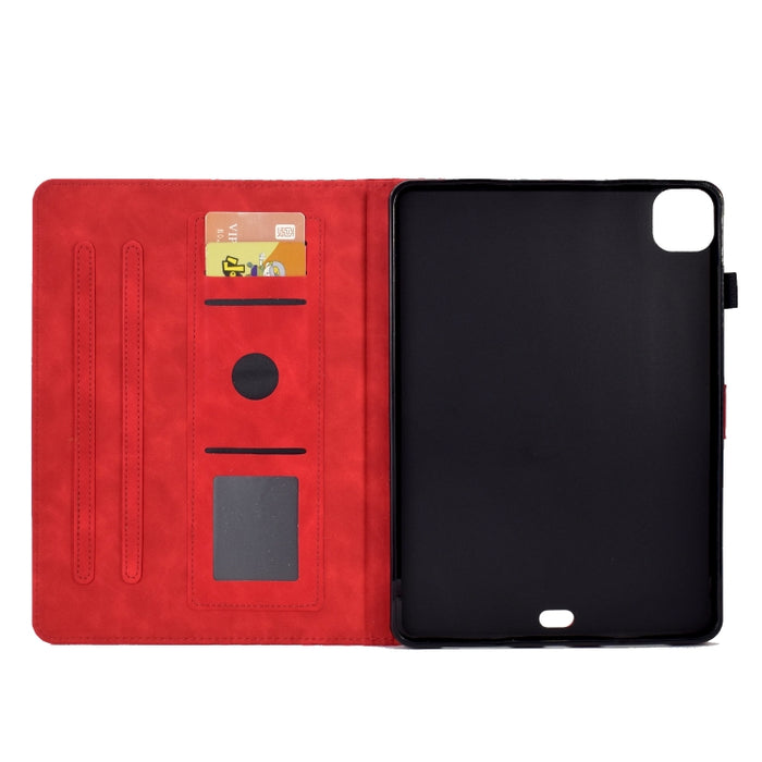Para iPad Pro 11 2018/2020/2021 Funda para tableta inteligente de cuero con relieve de rombos