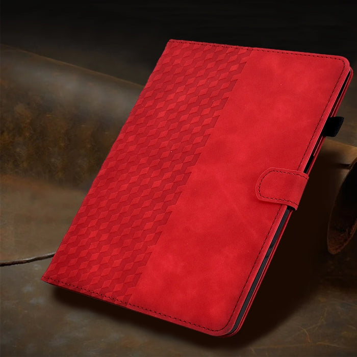 Para iPad Pro 11 2018/2020/2021 Funda para tableta inteligente de cuero con relieve de rombos