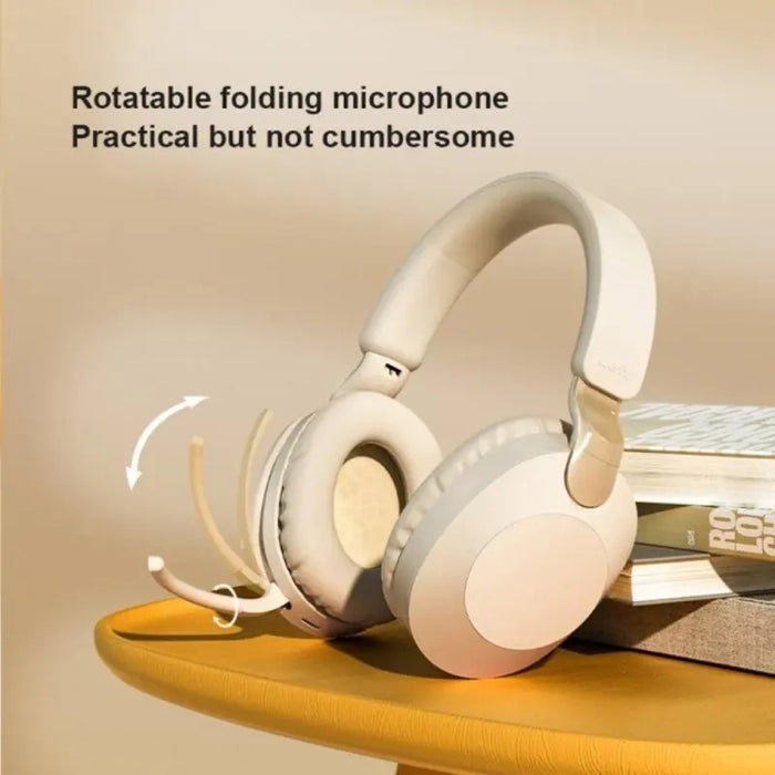 B2 Auriculares inalámbricos Bluetooth 5.1 plegables con reducción de ruido