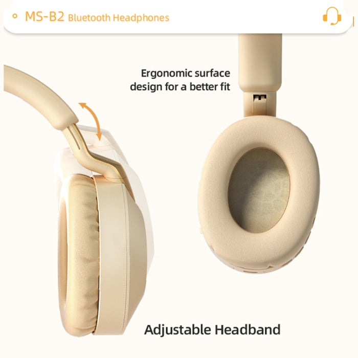 B2 Auriculares inalámbricos Bluetooth 5.1 plegables con reducción de ruido