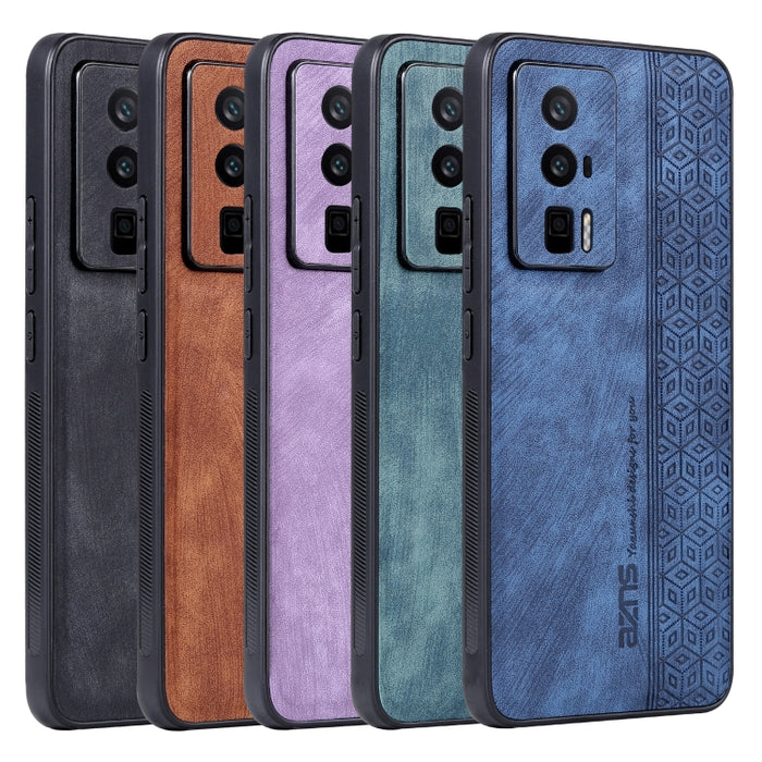 Estuche para teléfono con sensación de piel en relieve AZNS 3D, For Xiaomi Redmi K60 / K60 Pro