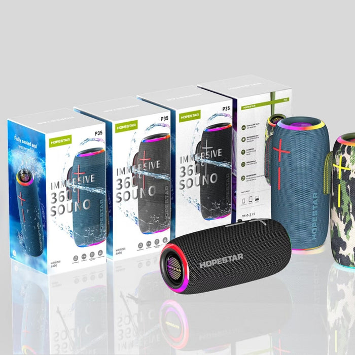 HOPESTAR P35 20W Exterior IPX7 Altavoz Bluetooth inalámbrico impermeable, P35