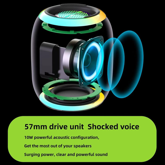 HOPESTAR P35 mini 10W Altavoz Bluetooth impermeable IPX7 para exteriores, P35 mini