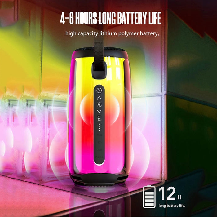 HOPESTAR P49 Tone Pulse RGB Light Altavoz Bluetooth a prueba de agua, P49(Black), P49(Grey), P49(Blue)