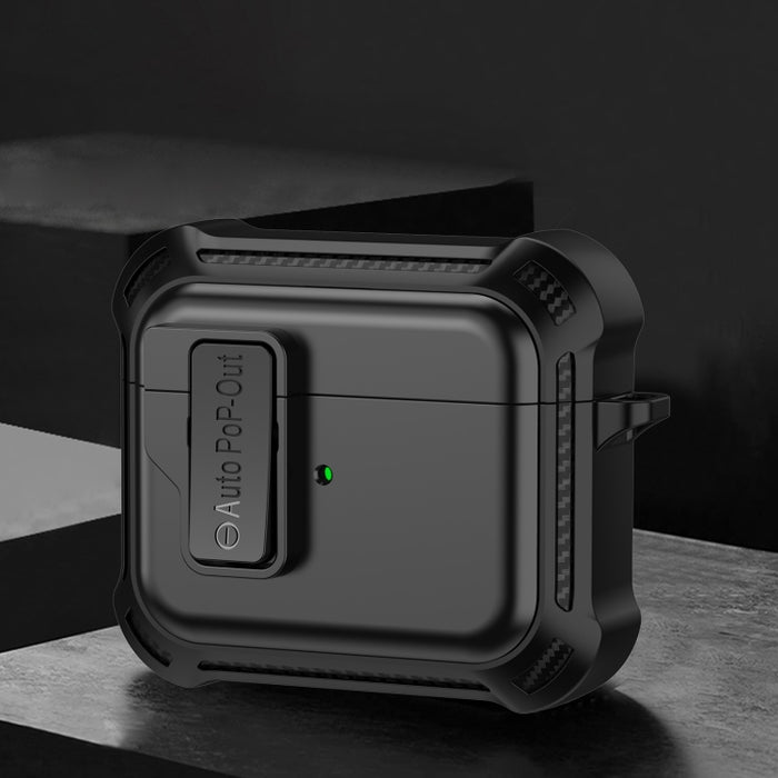 Estuche para auriculares inalámbricos Signal Flag con candado de seguridad, For AirPods Pro 2, For AirPods 3, For AirPods Pro, For AirPods 1 / 2