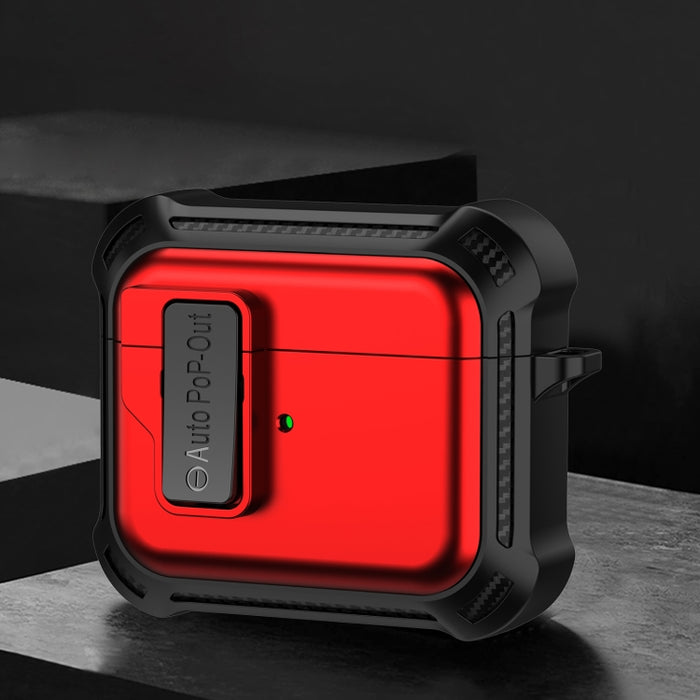 Estuche para auriculares inalámbricos Signal Flag con candado de seguridad, For AirPods Pro 2, For AirPods 3, For AirPods Pro, For AirPods 1 / 2
