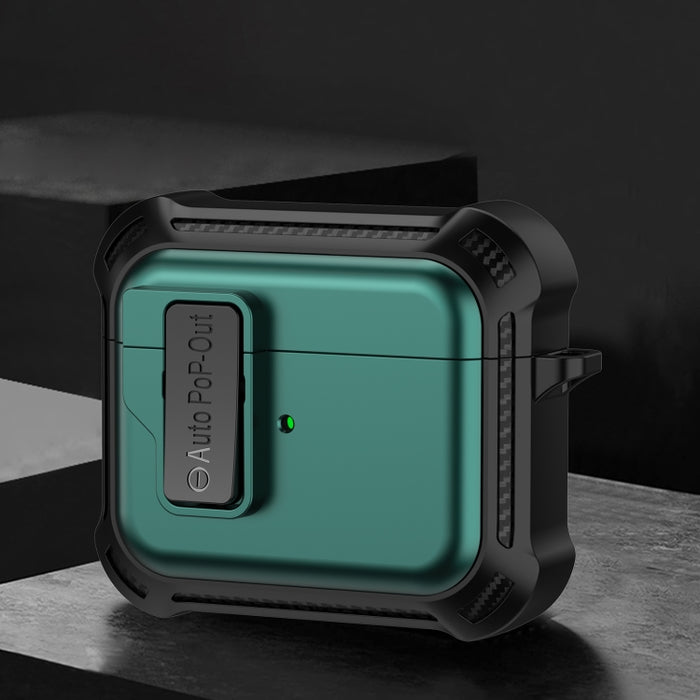 Estuche para auriculares inalámbricos Signal Flag con candado de seguridad, For AirPods Pro 2, For AirPods 3, For AirPods Pro, For AirPods 1 / 2