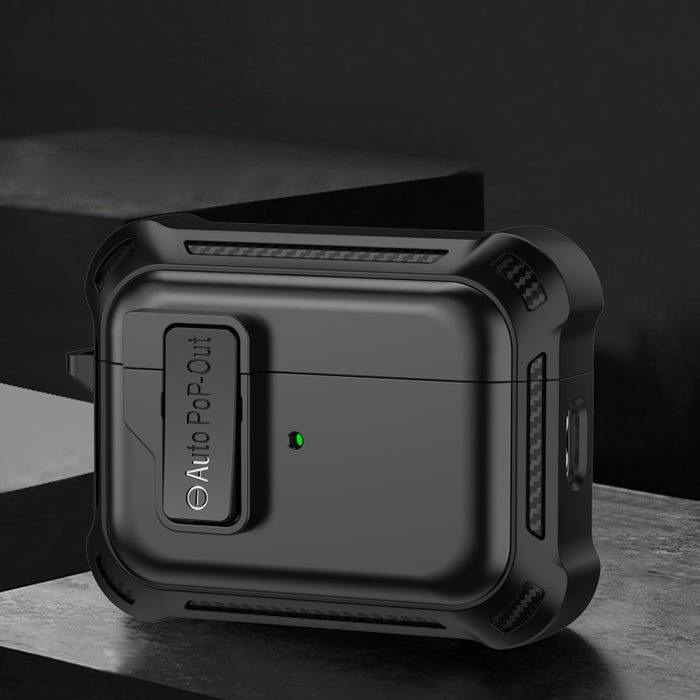 Estuche para auriculares inalámbricos Signal Flag con candado de seguridad, For AirPods Pro 2, For AirPods 3, For AirPods Pro, For AirPods 1 / 2