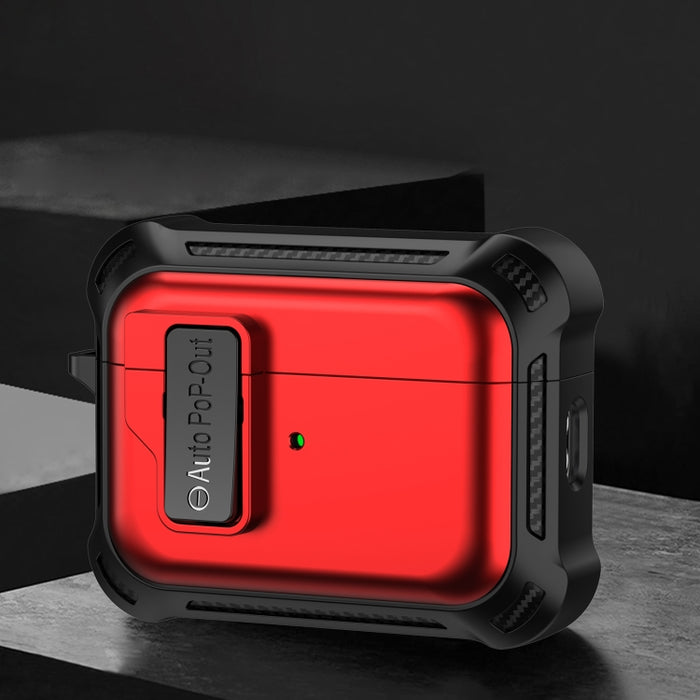 Estuche para auriculares inalámbricos Signal Flag con candado de seguridad, For AirPods Pro 2, For AirPods 3, For AirPods Pro, For AirPods 1 / 2