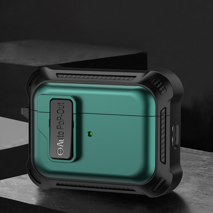 Estuche para auriculares inalámbricos Signal Flag con candado de seguridad, For AirPods Pro 2, For AirPods 3, For AirPods Pro, For AirPods 1 / 2