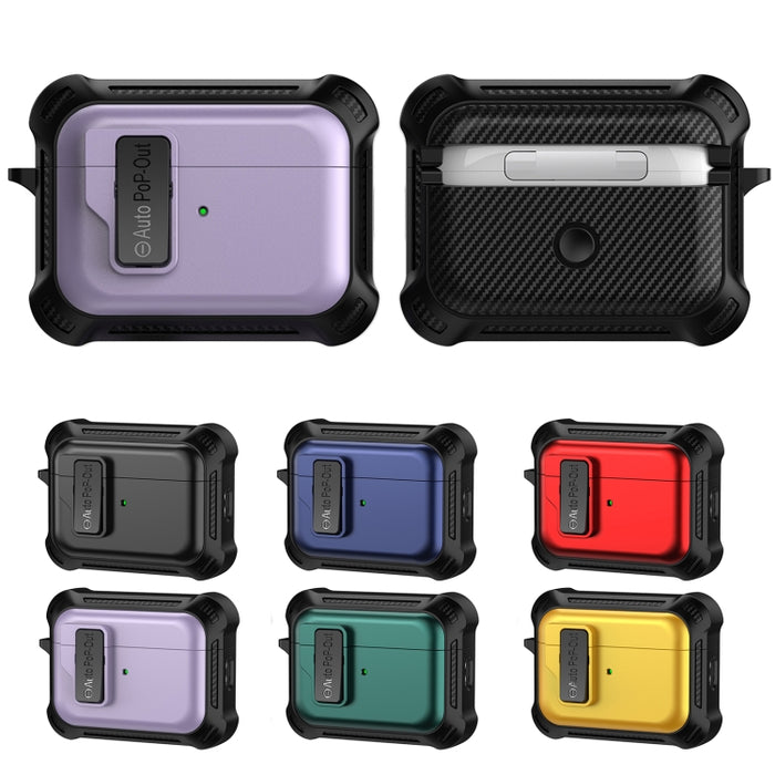 Estuche para auriculares inalámbricos Signal Flag con candado de seguridad, For AirPods Pro 2, For AirPods 3, For AirPods Pro, For AirPods 1 / 2