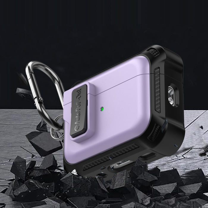 Estuche para auriculares inalámbricos Signal Flag con candado de seguridad, For AirPods Pro 2, For AirPods 3, For AirPods Pro, For AirPods 1 / 2