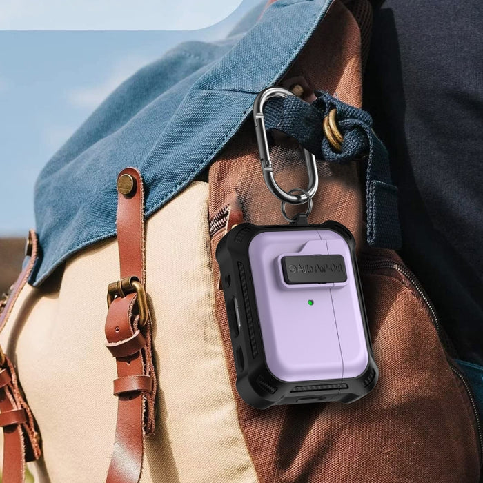 Estuche para auriculares inalámbricos Signal Flag con candado de seguridad, For AirPods Pro 2, For AirPods 3, For AirPods Pro, For AirPods 1 / 2