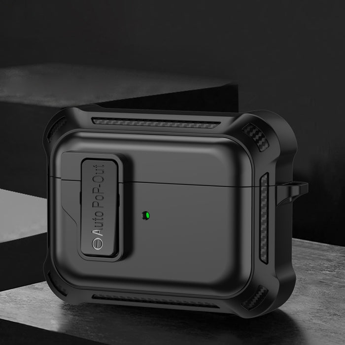 Estuche para auriculares inalámbricos Signal Flag con candado de seguridad, For AirPods Pro 2, For AirPods 3, For AirPods Pro, For AirPods 1 / 2