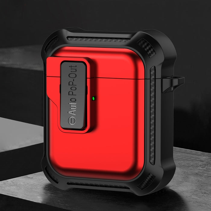 Estuche para auriculares inalámbricos Signal Flag con candado de seguridad, For AirPods Pro 2, For AirPods 3, For AirPods Pro, For AirPods 1 / 2