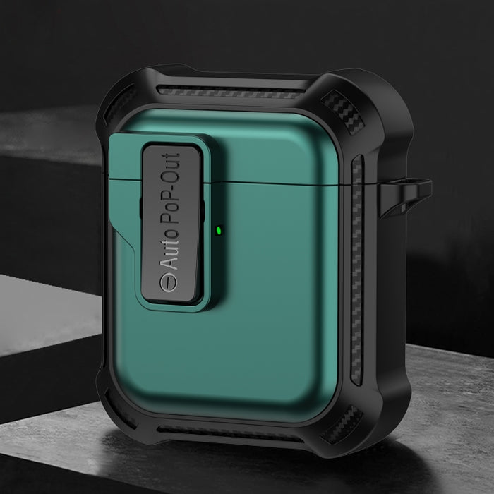 Estuche para auriculares inalámbricos Signal Flag con candado de seguridad, For AirPods Pro 2, For AirPods 3, For AirPods Pro, For AirPods 1 / 2