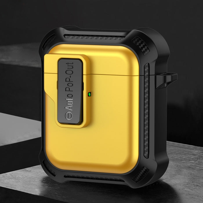 Estuche para auriculares inalámbricos Signal Flag con candado de seguridad, For AirPods Pro 2, For AirPods 3, For AirPods Pro, For AirPods 1 / 2