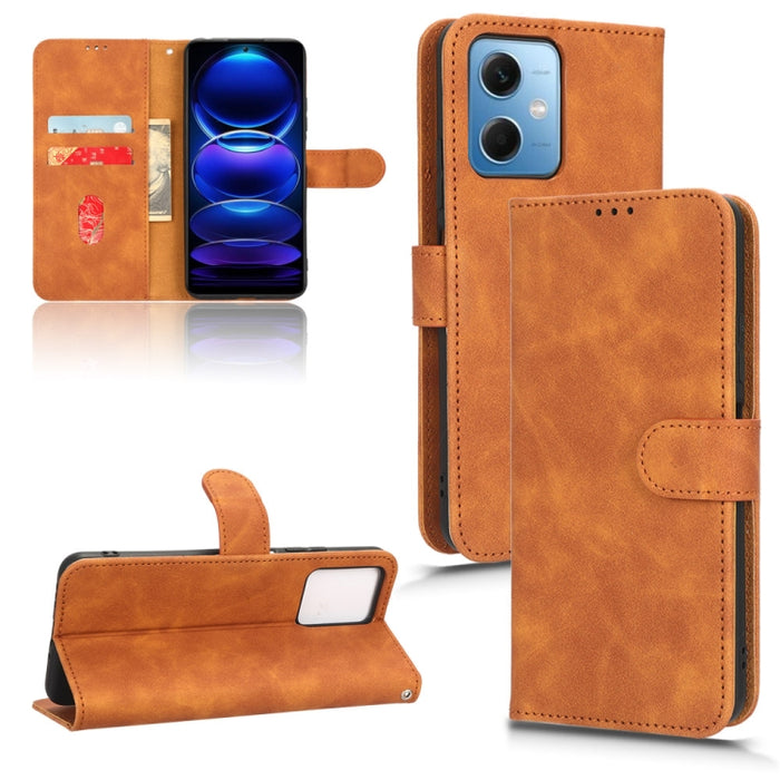 Estuche para teléfono de cuero con tapa magnética Skin Feel, For Xiaomi Poco X5 5G / Redmi Note 12 5G, For Motorola Moto G13 / G23 / G53, For Motorola Moto G73 5G, For UMIDIGI A13 Pro 5G, For ZTE Blade A32