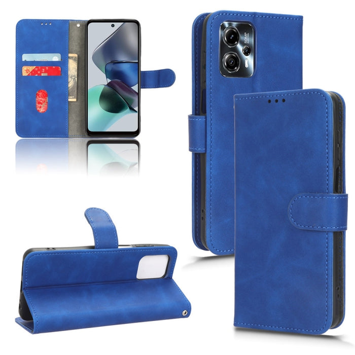 Estuche para teléfono de cuero con tapa magnética Skin Feel, For Xiaomi Poco X5 5G / Redmi Note 12 5G, For Motorola Moto G13 / G23 / G53, For Motorola Moto G73 5G, For UMIDIGI A13 Pro 5G, For ZTE Blade A32