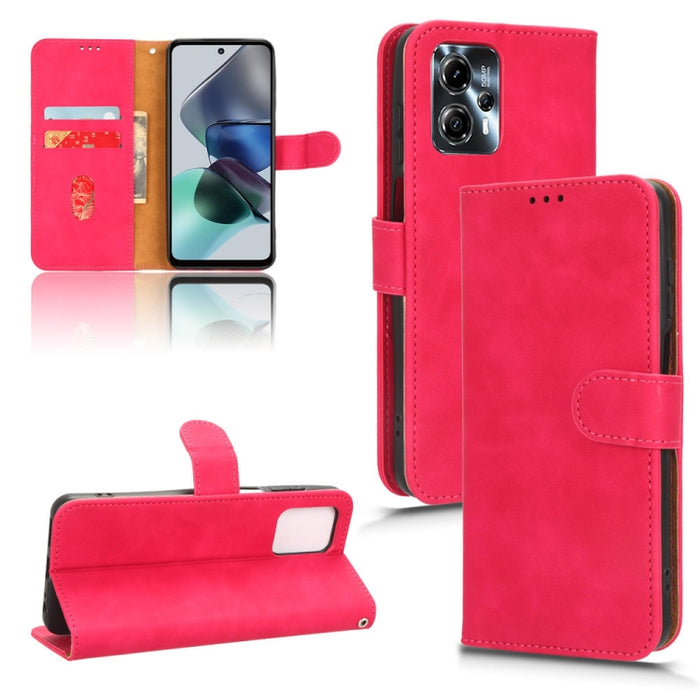 Estuche para teléfono de cuero con tapa magnética Skin Feel, For Xiaomi Poco X5 5G / Redmi Note 12 5G, For Motorola Moto G13 / G23 / G53, For Motorola Moto G73 5G, For UMIDIGI A13 Pro 5G, For ZTE Blade A32