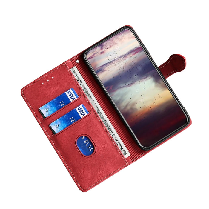 Estuche para teléfono de cuero con hebilla magnética y sensación de piel, For Motorola Moto E13 4G, For OPPO A17k, For OPPO Reno8 T 4G, For Xiaomi Poco X5 Pro / Redmi Note 12 Pro Speed, For Honor X9a 5G