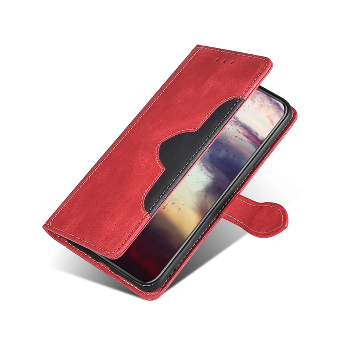 Estuche para teléfono de cuero con hebilla magnética y sensación de piel, For Motorola Moto E13 4G, For OPPO A17k, For OPPO Reno8 T 4G, For Xiaomi Poco X5 Pro / Redmi Note 12 Pro Speed, For Honor X9a 5G