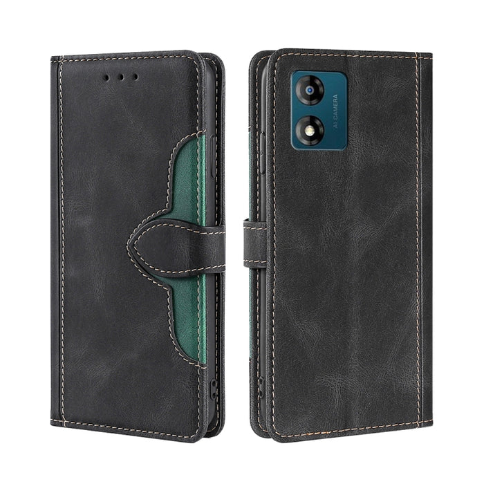 Estuche para teléfono de cuero con hebilla magnética y sensación de piel, For Motorola Moto E13 4G, For OPPO A17k, For OPPO Reno8 T 4G, For Xiaomi Poco X5 Pro / Redmi Note 12 Pro Speed, For Honor X9a 5G