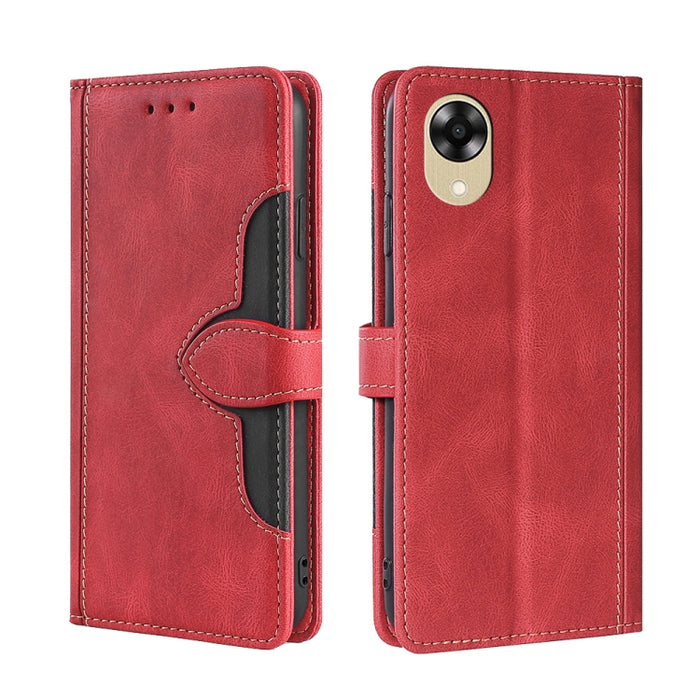 Estuche para teléfono de cuero con hebilla magnética y sensación de piel, For Motorola Moto E13 4G, For OPPO A17k, For OPPO Reno8 T 4G, For Xiaomi Poco X5 Pro / Redmi Note 12 Pro Speed, For Honor X9a 5G
