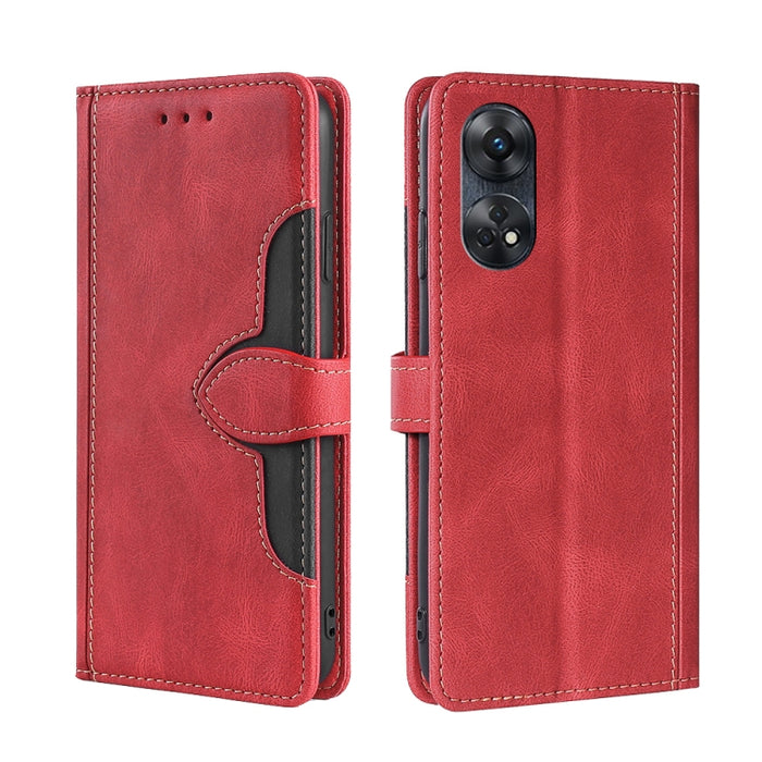 Estuche para teléfono de cuero con hebilla magnética y sensación de piel, For Motorola Moto E13 4G, For OPPO A17k, For OPPO Reno8 T 4G, For Xiaomi Poco X5 Pro / Redmi Note 12 Pro Speed, For Honor X9a 5G