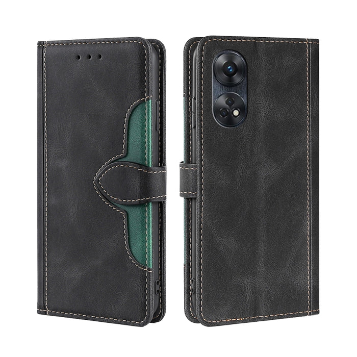 Estuche para teléfono de cuero con hebilla magnética y sensación de piel, For Motorola Moto E13 4G, For OPPO A17k, For OPPO Reno8 T 4G, For Xiaomi Poco X5 Pro / Redmi Note 12 Pro Speed, For Honor X9a 5G
