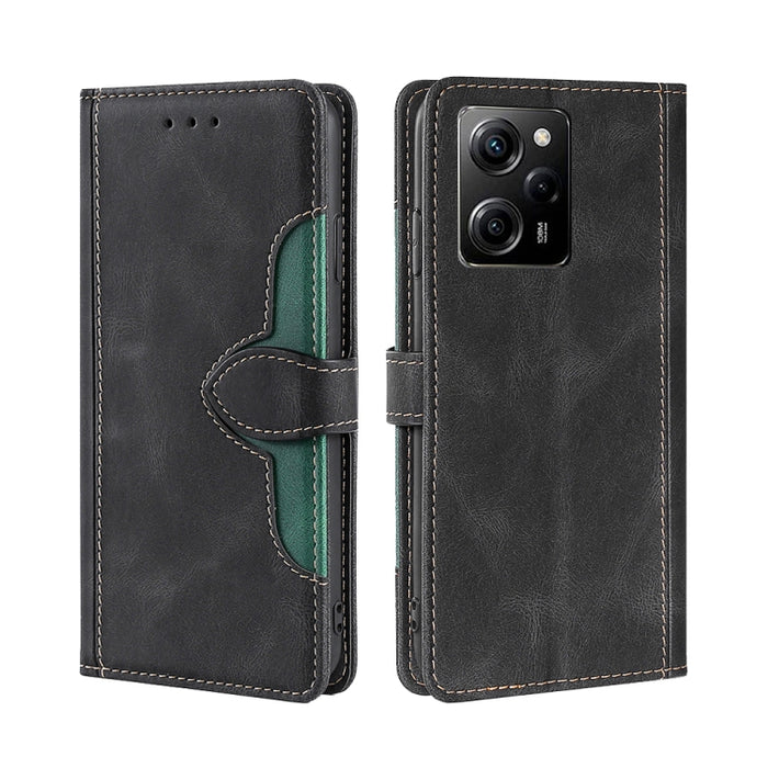 Estuche para teléfono de cuero con hebilla magnética y sensación de piel, For Motorola Moto E13 4G, For OPPO A17k, For OPPO Reno8 T 4G, For Xiaomi Poco X5 Pro / Redmi Note 12 Pro Speed, For Honor X9a 5G
