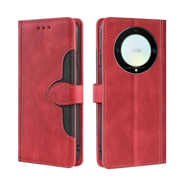 Estuche para teléfono de cuero con hebilla magnética y sensación de piel, For Motorola Moto E13 4G, For OPPO A17k, For OPPO Reno8 T 4G, For Xiaomi Poco X5 Pro / Redmi Note 12 Pro Speed, For Honor X9a 5G