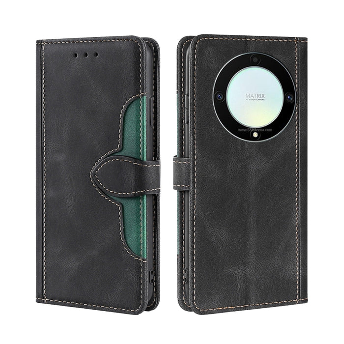 Estuche para teléfono de cuero con hebilla magnética y sensación de piel, For Motorola Moto E13 4G, For OPPO A17k, For OPPO Reno8 T 4G, For Xiaomi Poco X5 Pro / Redmi Note 12 Pro Speed, For Honor X9a 5G