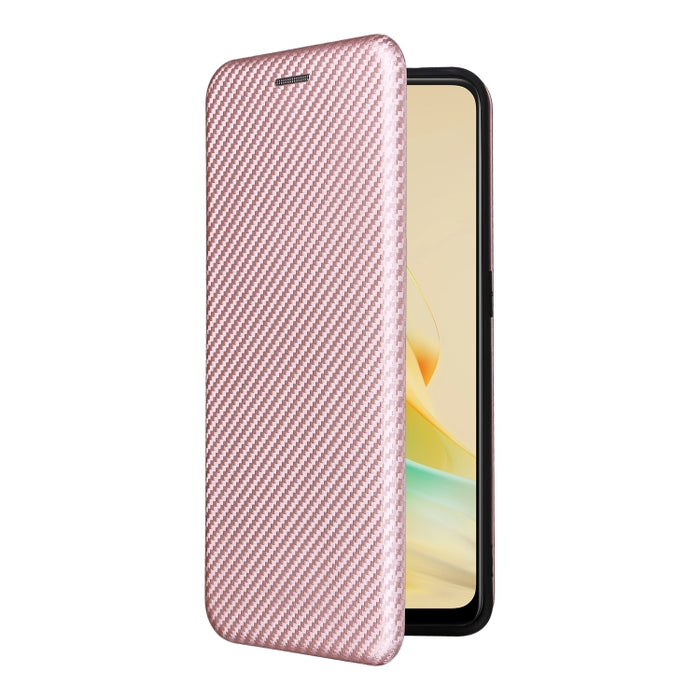 Estuche para teléfono de cuero con textura de fibra de carbono, For OPPO Reno8 T 4G, For Motorola Moto E13 4G, For Motorola Moto G73 5G, For Xiaomi Redmi 12C