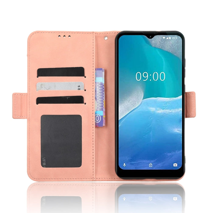 Funda de piel para teléfono con textura de piel de becerro y ranuras para tarjetas, For AT&T Maestro 3 U626AA, For AT&T Motivate Max U668AA, For BLU Bold N2, For AT&T Calypso 3 U328AA, For Motorola Moto E13 4G, For Motorola Moto X40 Pro                ...