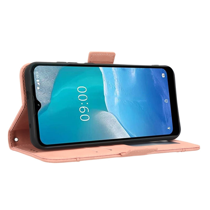 Funda de piel para teléfono con textura de piel de becerro y ranuras para tarjetas, For AT&T Maestro 3 U626AA, For AT&T Motivate Max U668AA, For BLU Bold N2, For AT&T Calypso 3 U328AA, For Motorola Moto E13 4G, For Motorola Moto X40 Pro                ...